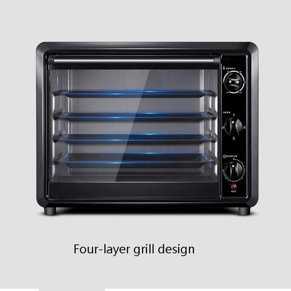60L 4-Layer Electric Oven with 120-Minute Timer - Image 3
