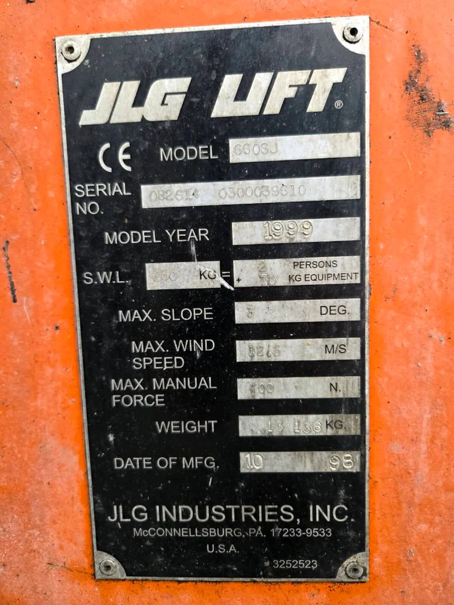 JLG 660 boom - Image 4