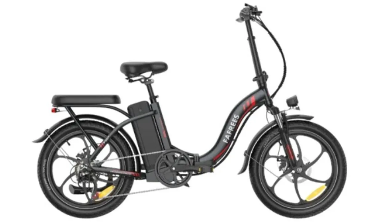E Bike FAFREES F20 City Electric Folding Bike Blac - Image 1