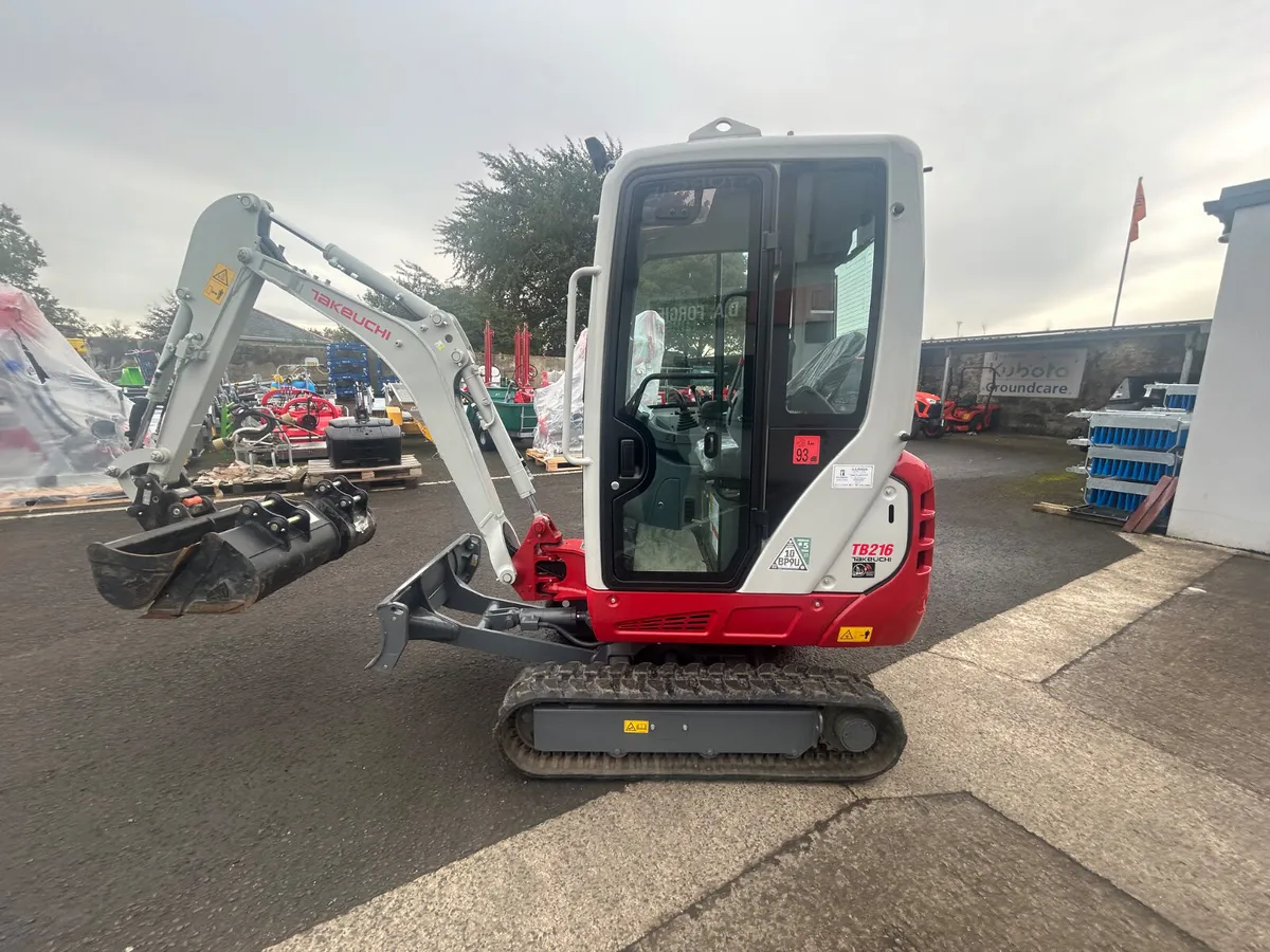 2025 Takeuchi TB216 Digger - Image 1