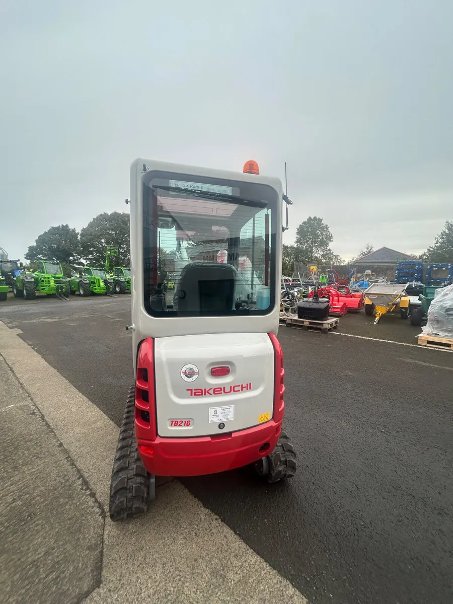 2025 Takeuchi TB216 Digger - Image 3