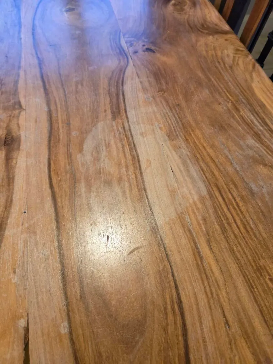 Oak table and 6 chairs - Image 3
