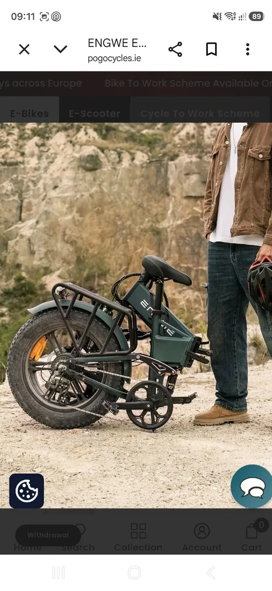 ENGWE ENGINE Pro 2.0 Folding Electric Cargo Bike - Image 1