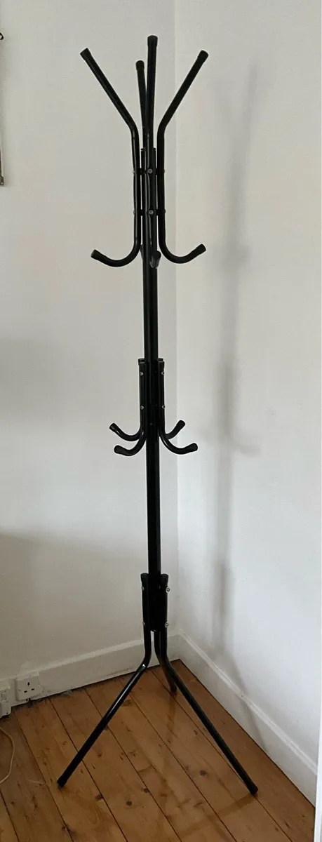 Black Metal Hat & Coat Stand - Image 4
