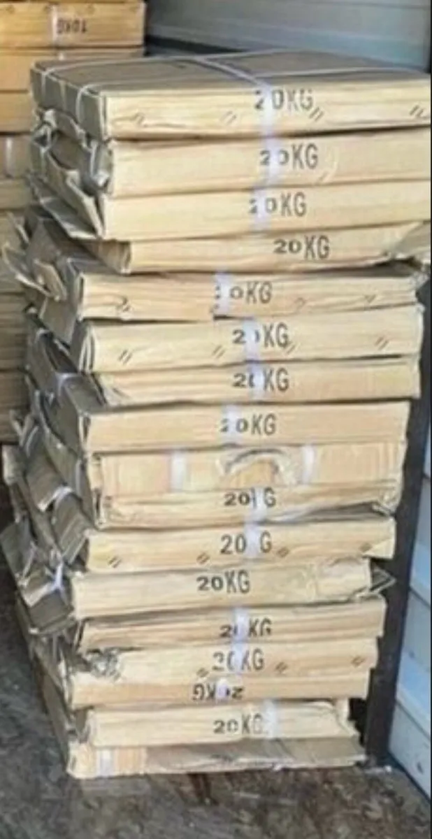 New. Olympic tri grip rubber weight plates - Image 1
