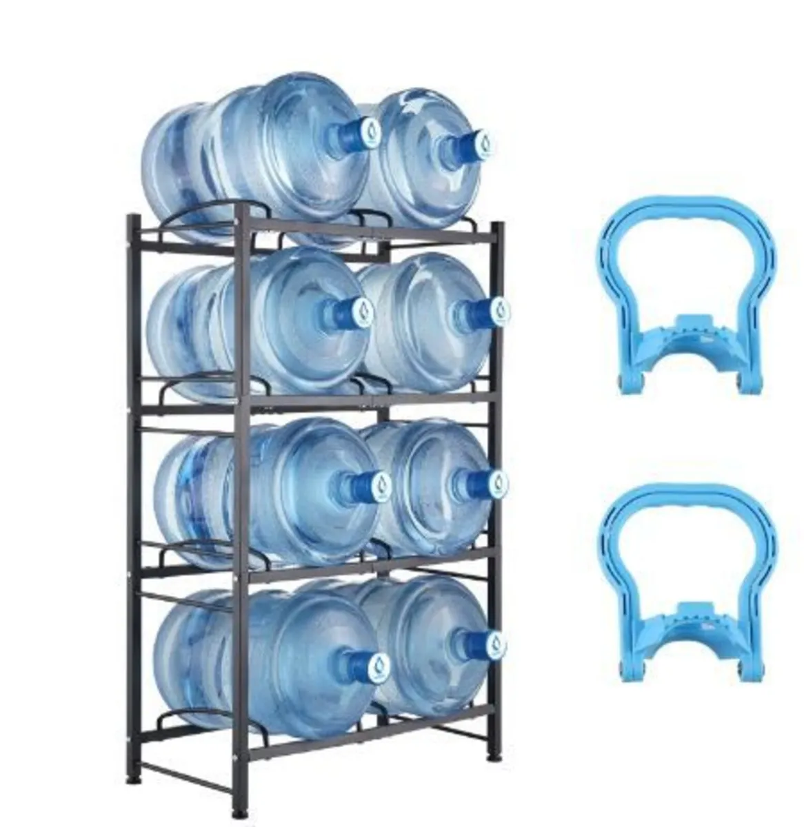 4 Tiers Water Jug Holder, 5 Gallon Water - Image 1