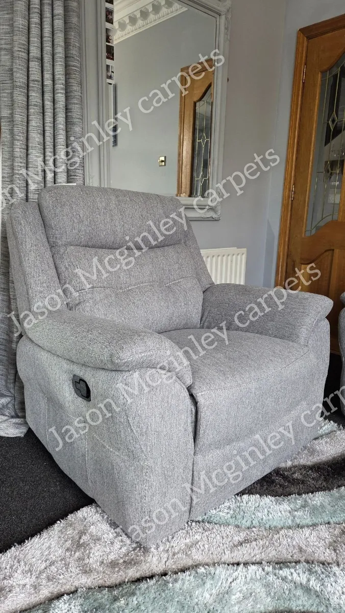 Dema Grey Reclining Sofa - Image 3