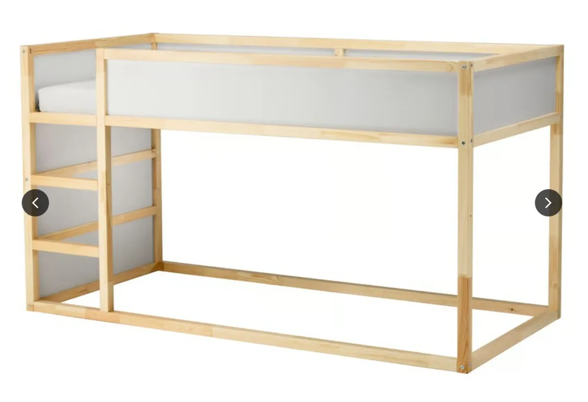 Kids Bed and mattress - Ikea Kura