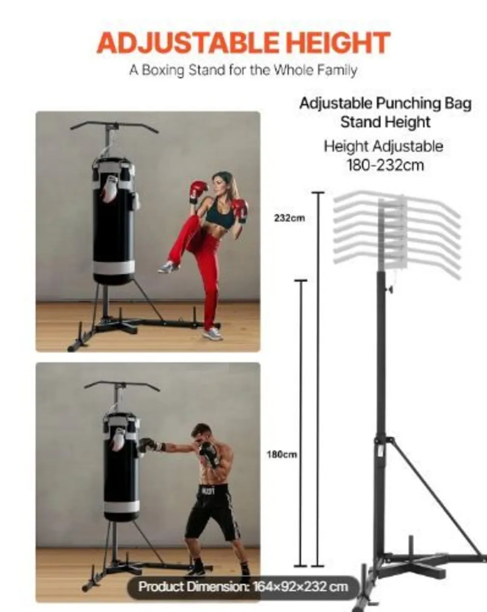 2 in 1 Punching Bag Stand - Image 2