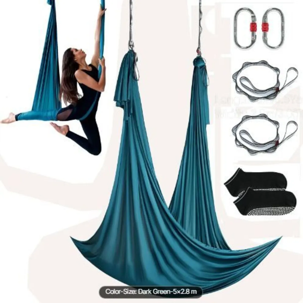 Aerial Yoga Hammock & Swing, 5.5 Yards - Image 2