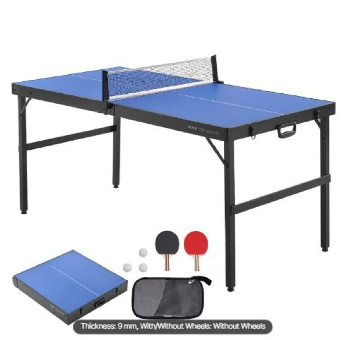 Ping Pong Table, Mid-Size Table Tennis - Image 1