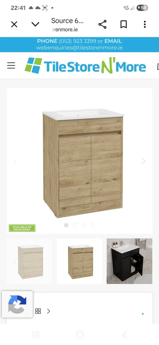 Vanity unit and sink - Image 1
