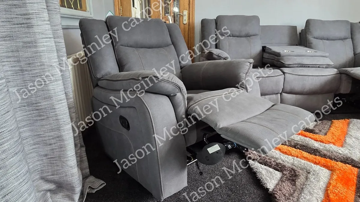 Mica Grey Reclining Sofa - Image 2
