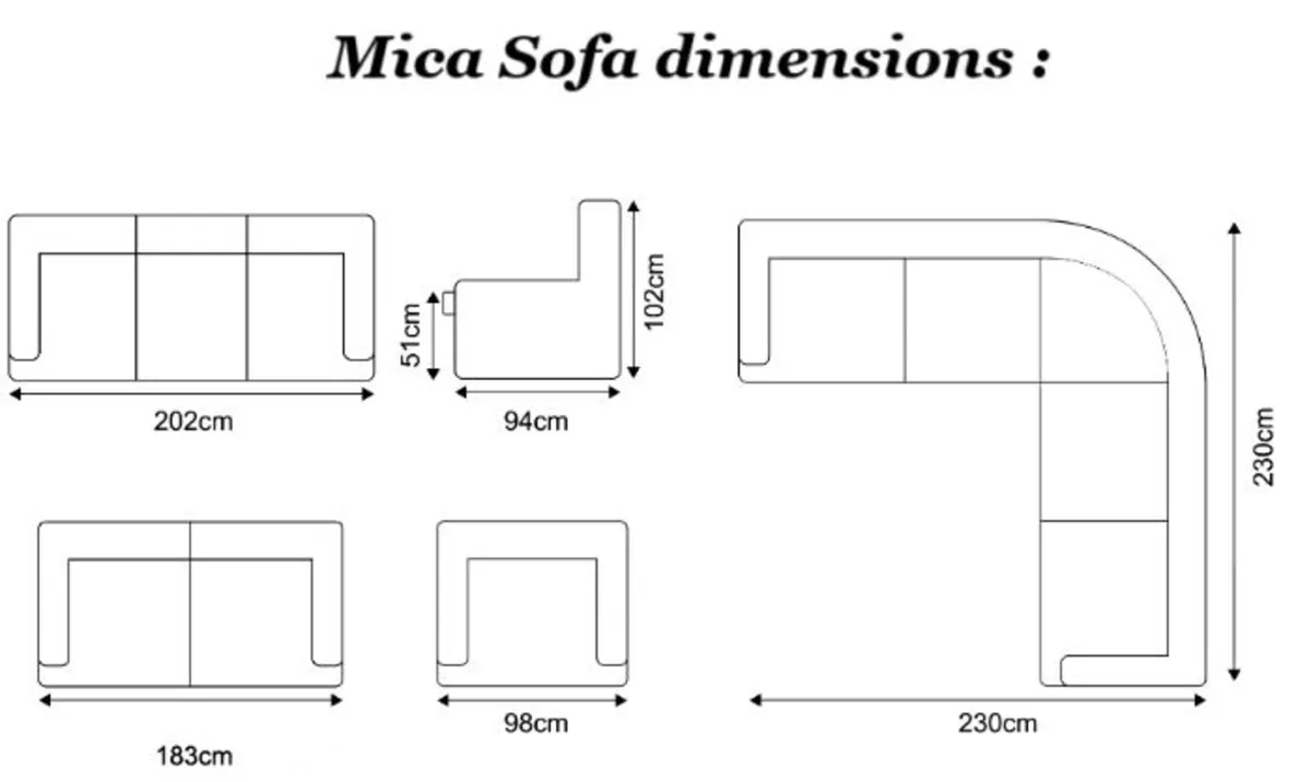 Mica Grey Reclining Sofa - Image 1