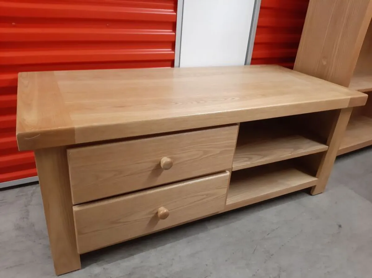 TV Table with 2 drawers and 2 shelves - Image 2