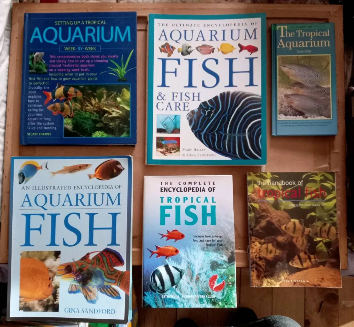 Six Tropical Aquarium Fish Books