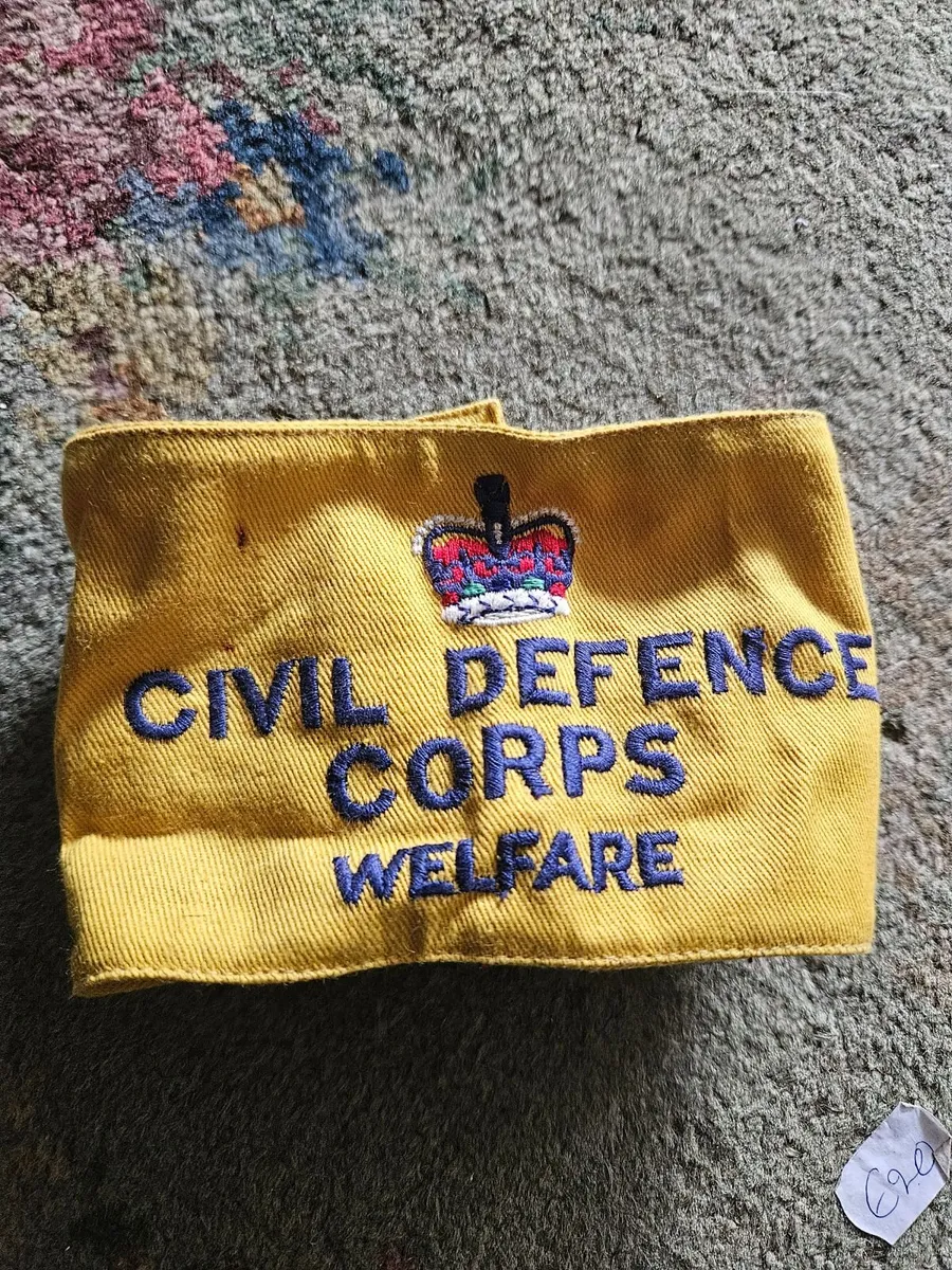 Vintage Civil Defence Arm Band - Image 2