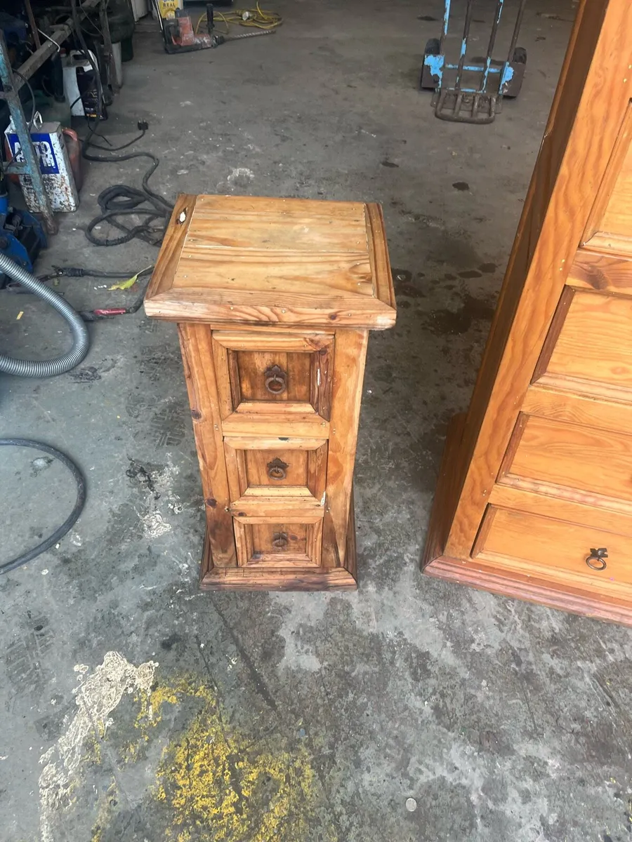 Pine furniture/Solid Wood Indian Armoire / Cabinet - Image 3