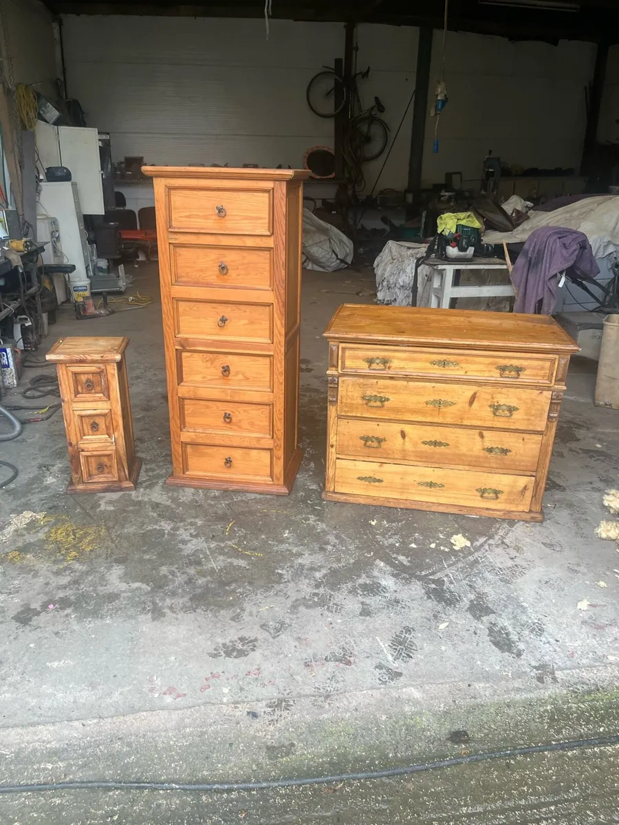 Pine furniture/Solid Wood Indian Armoire / Cabinet - Image 4