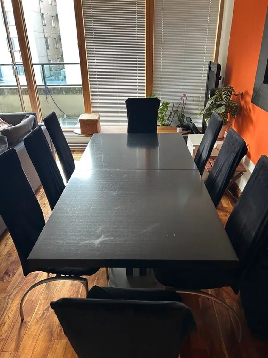 8 BoConcept dining chairs - Image 1