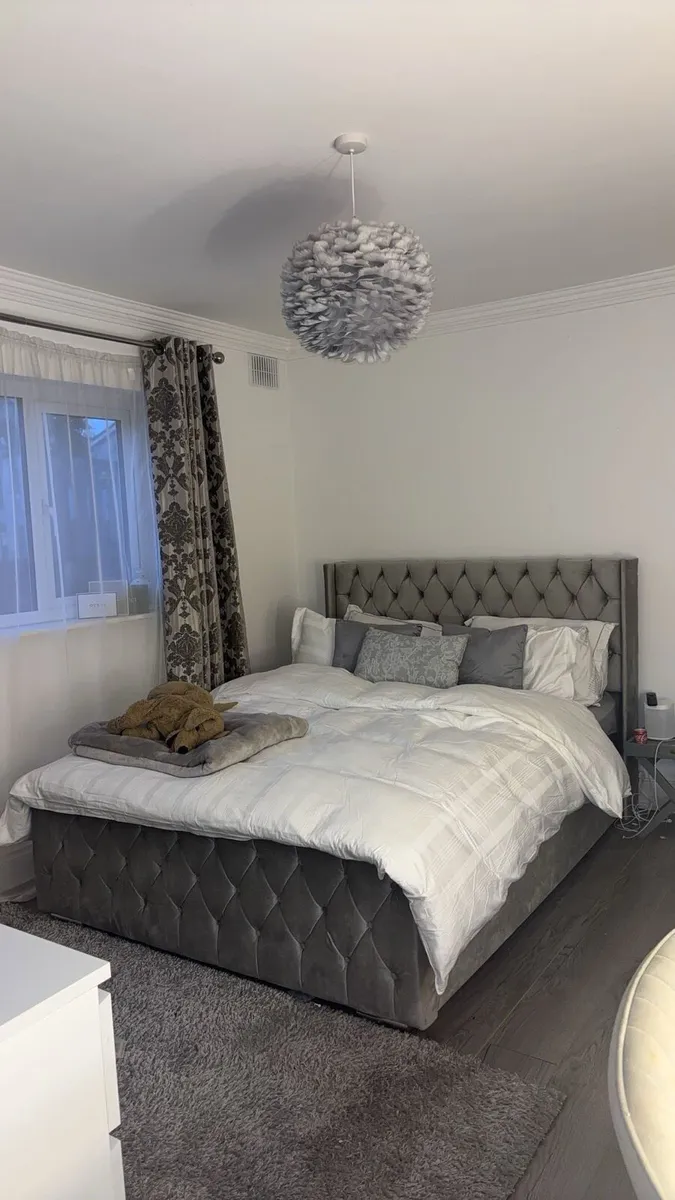 King size bed frame - Image 1