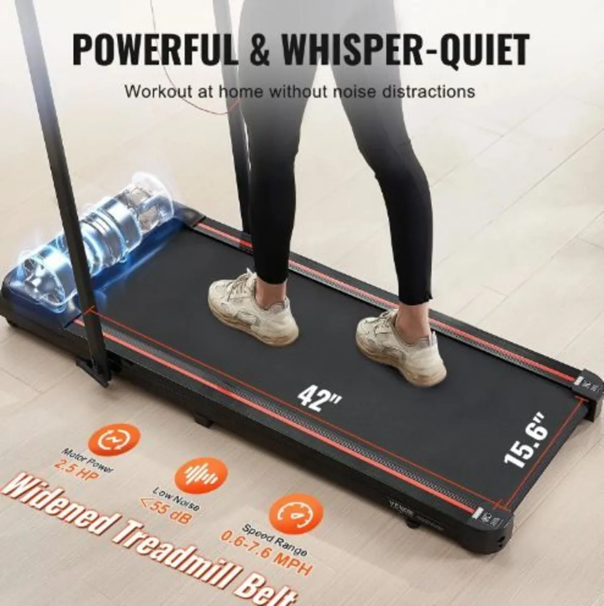 Walking Pad, Under Desk Treadmill - Image 3