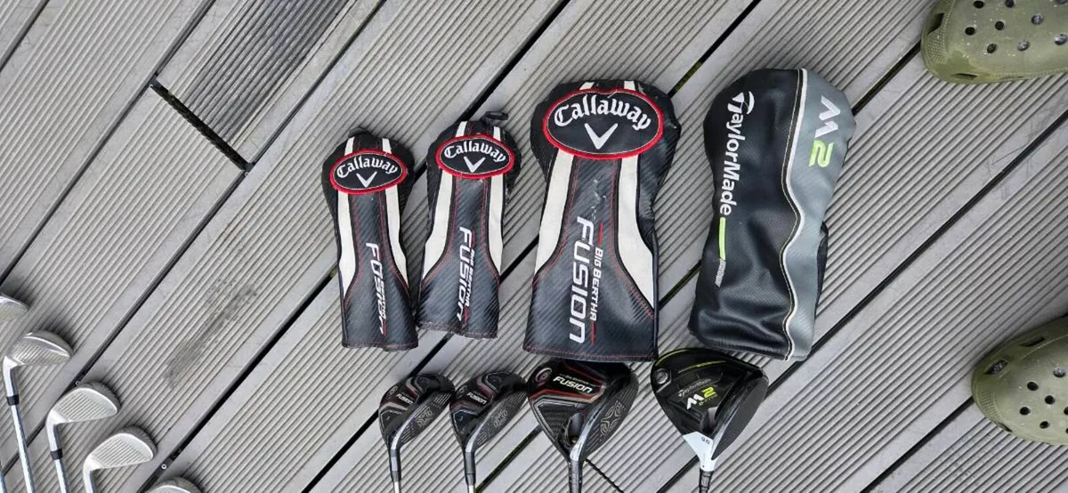 Golf clubs and bag - Image 3