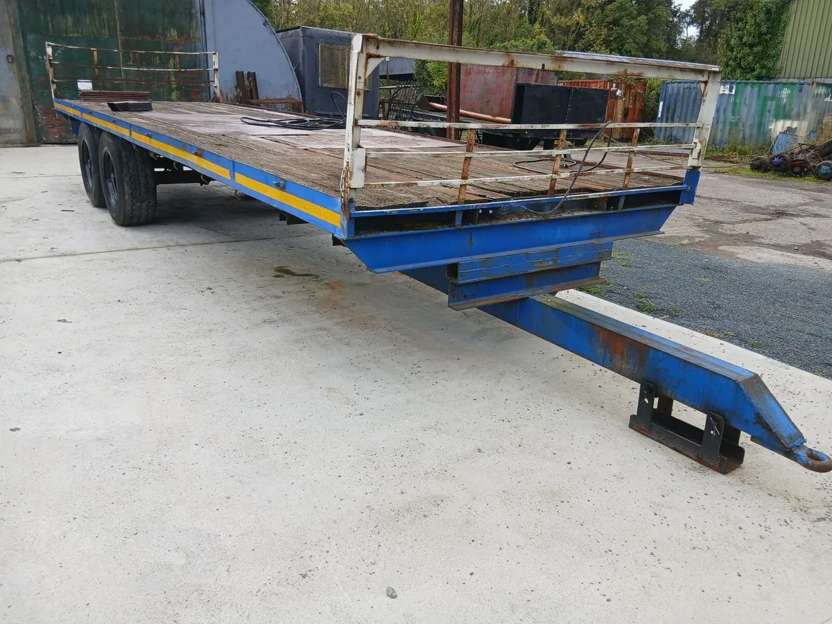 Bale trailer, tipping trailer , low loader - Image 1