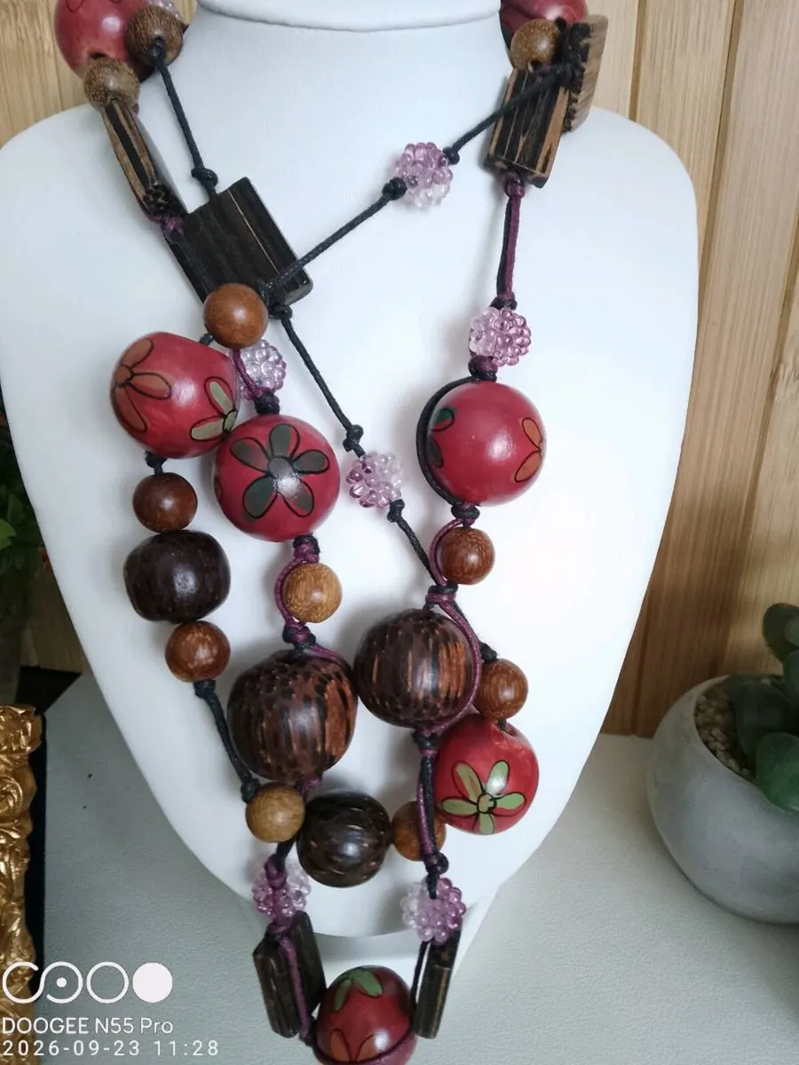 Women's Autumnal Warm Platina Necklace - Image 4