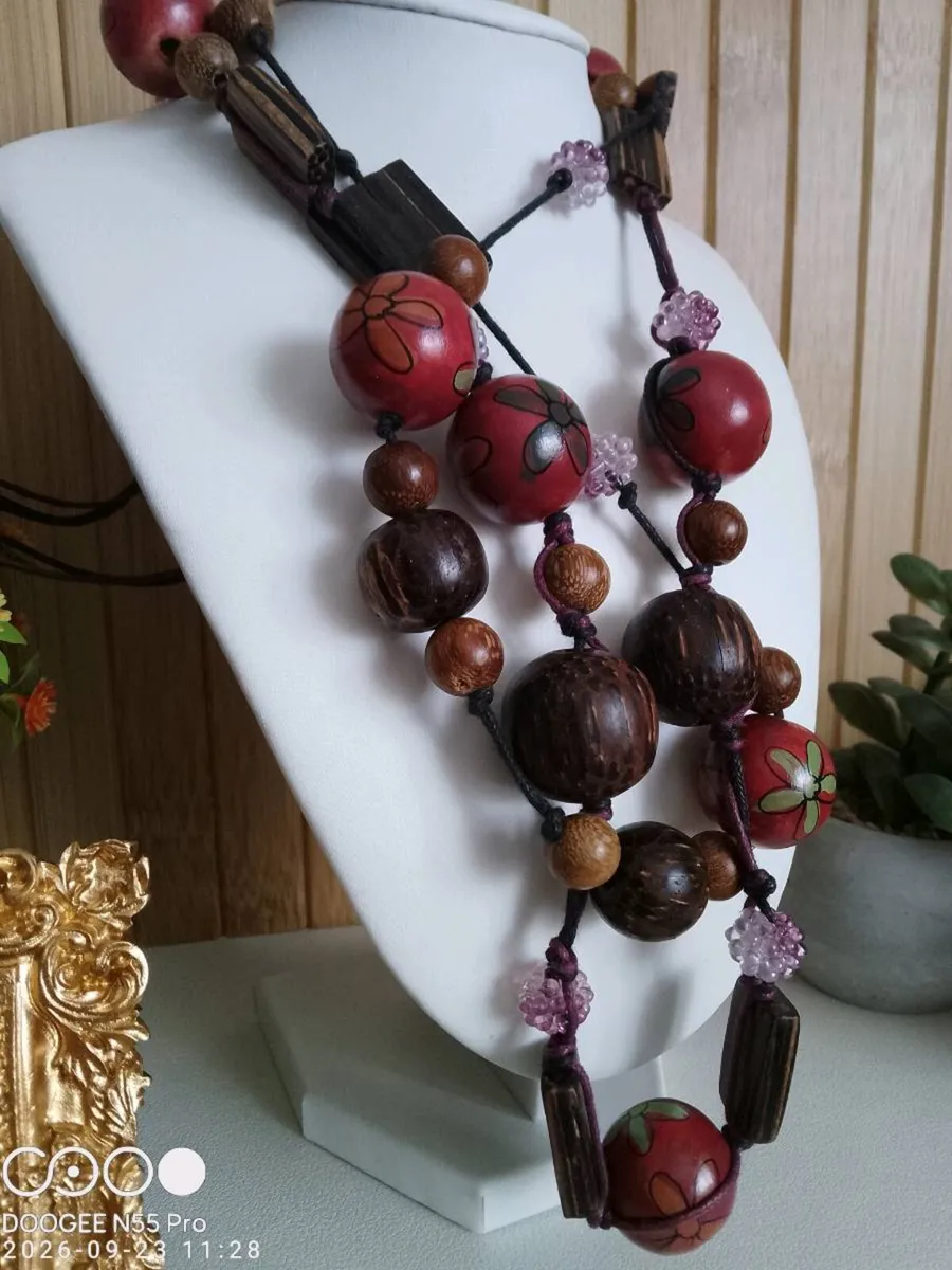 Women's Autumnal Warm Platina Necklace - Image 2