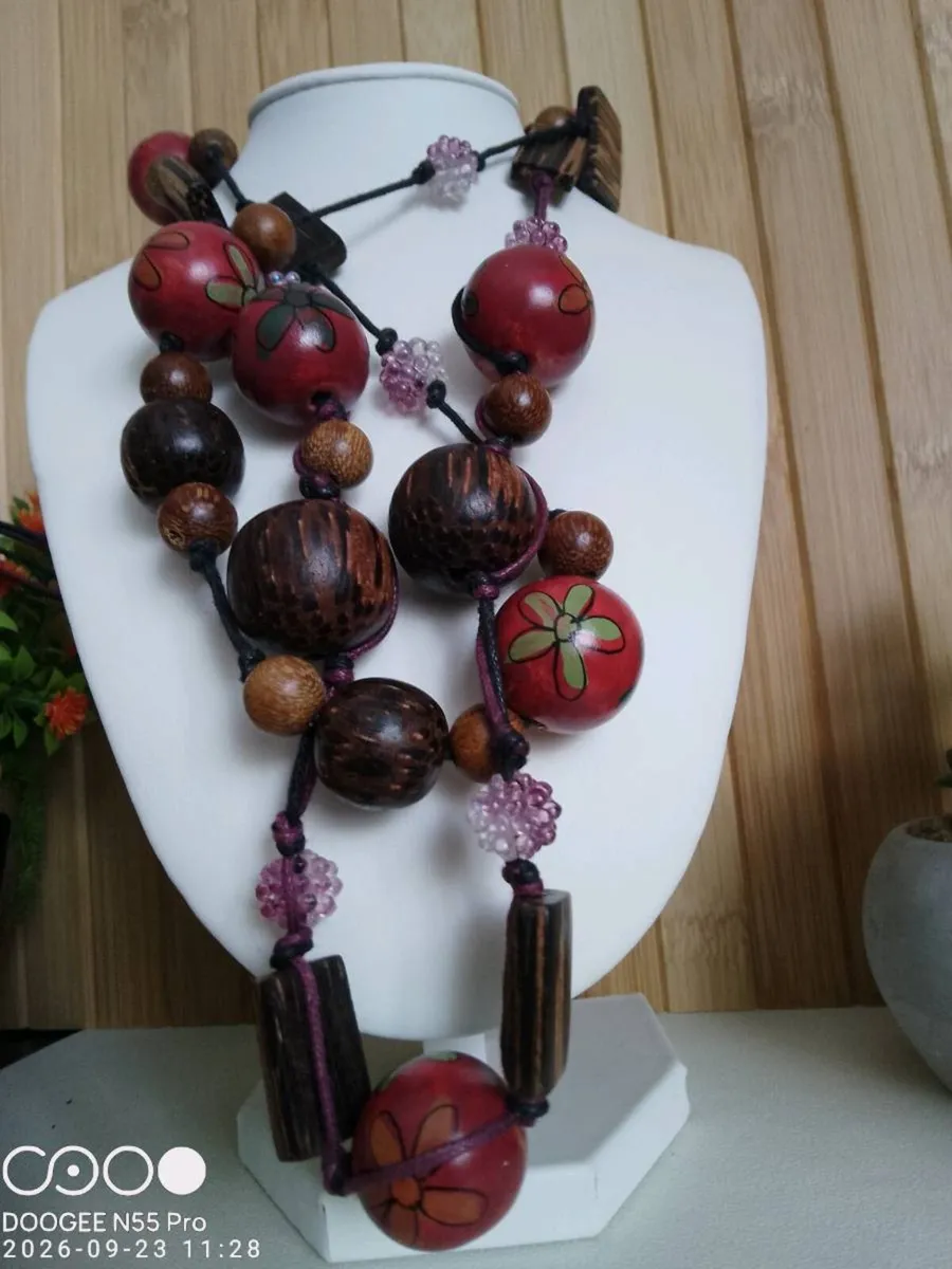 Women's Autumnal Warm Platina Necklace - Image 3