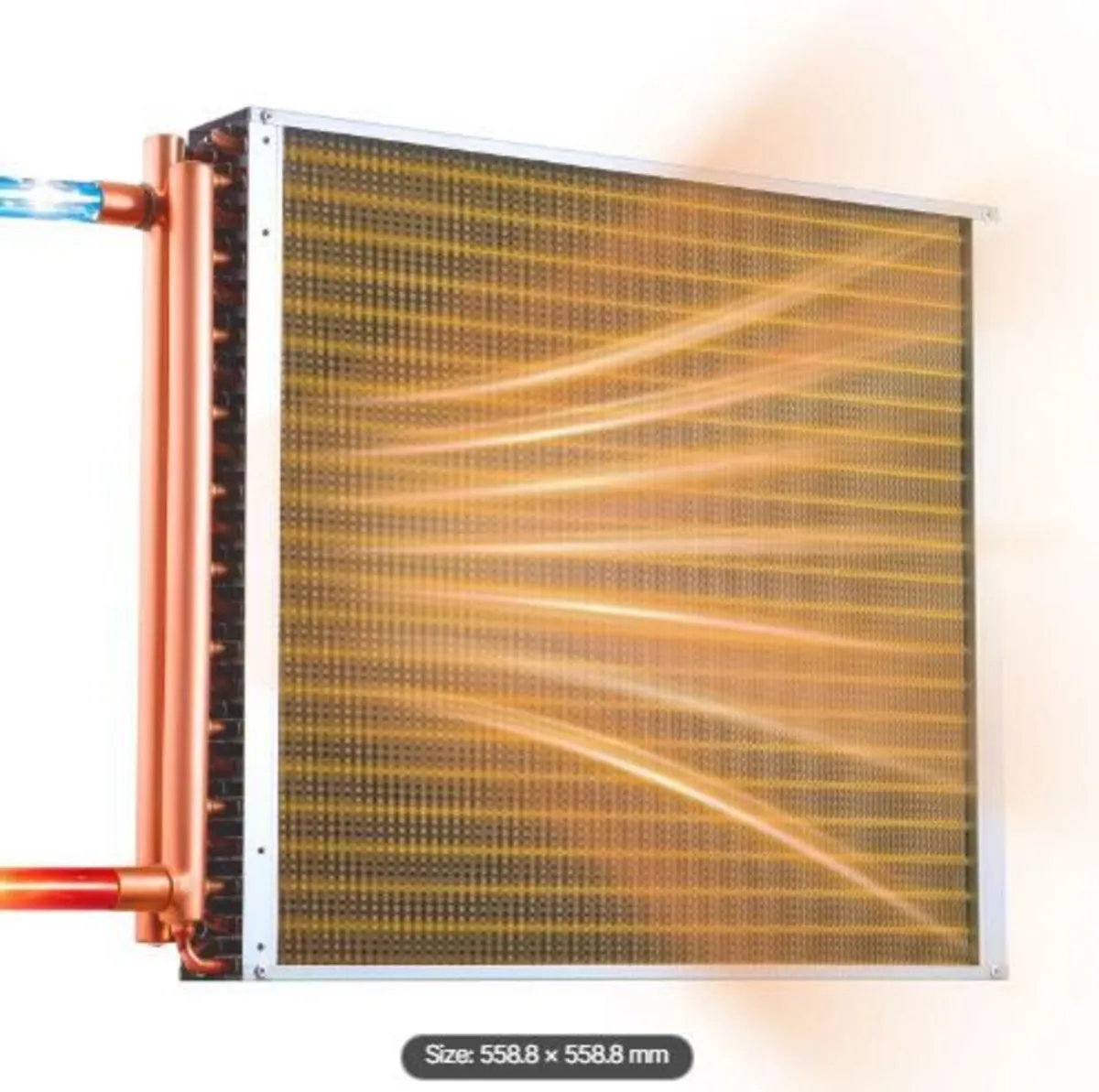 Water to Air Heat Exchanger, 559 x 559 mm - Image 4