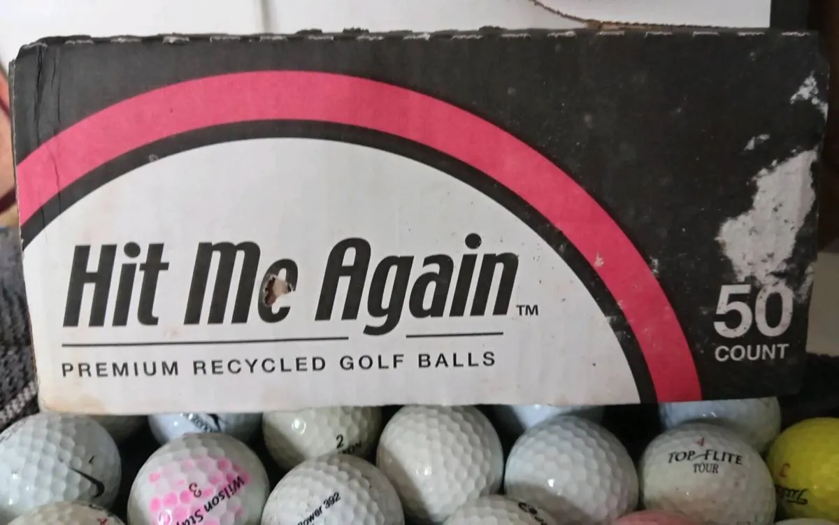50 Recycled Golf Balls Unused - Image 3