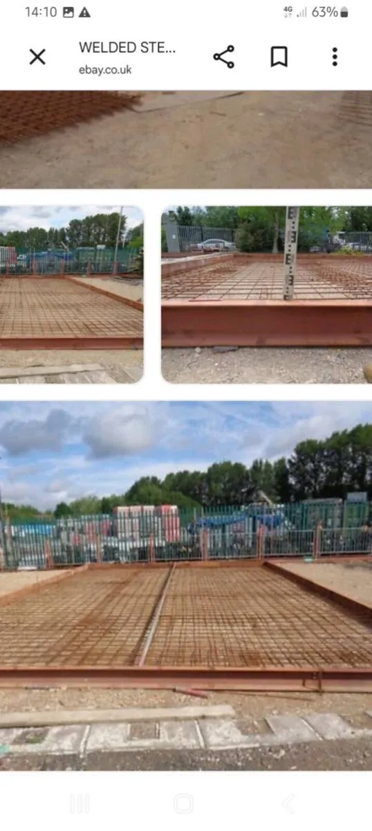 Reinforcing steel mesh sheets
