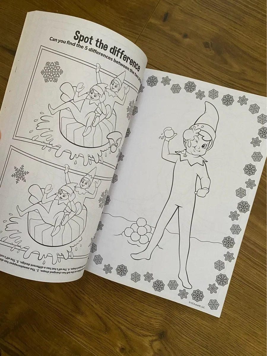 Colouring Book 📕 The Elf on the Shelf Jumbo Book - Image 3