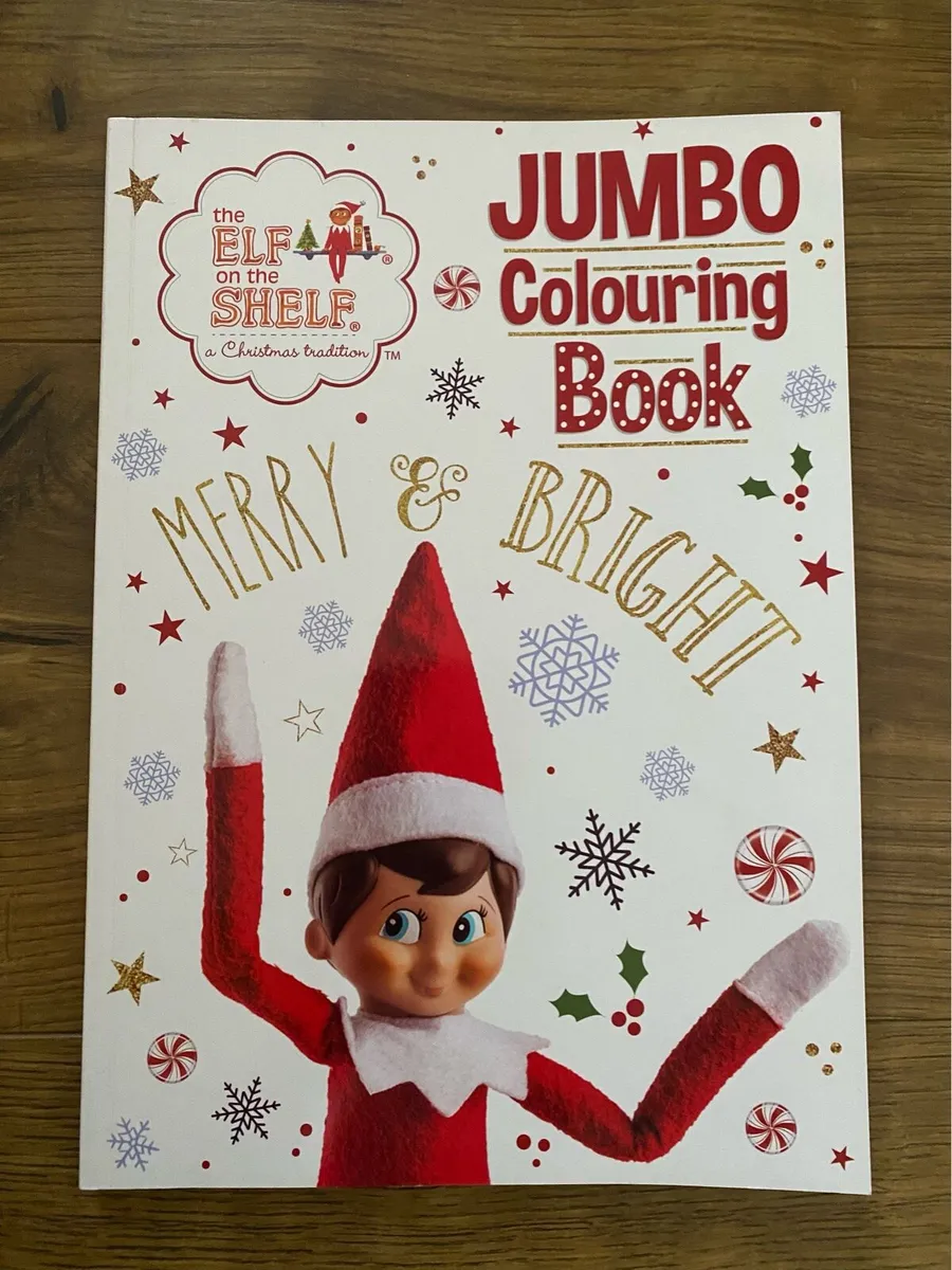 Colouring Book 📕 The Elf on the Shelf Jumbo Book - Image 1