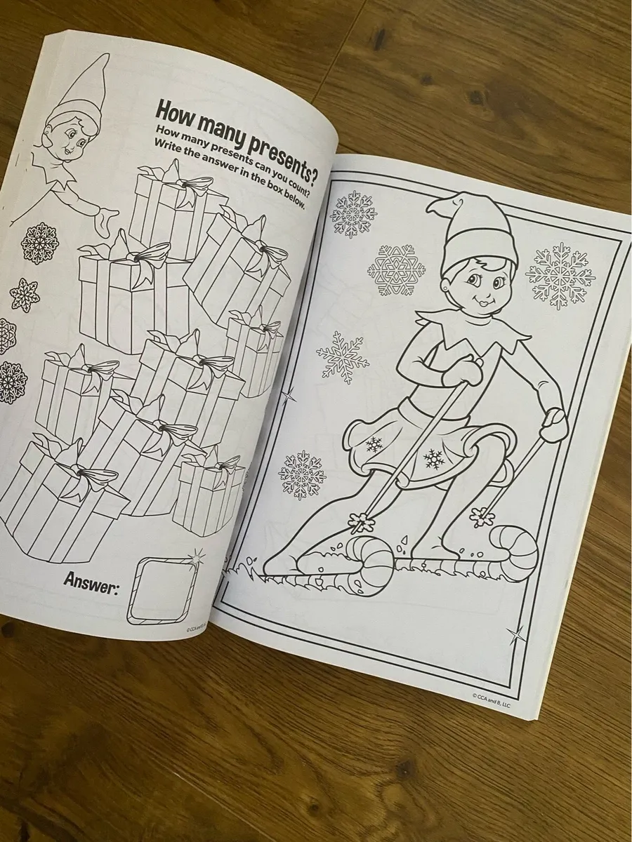 Colouring Book 📕 The Elf on the Shelf Jumbo Book - Image 4