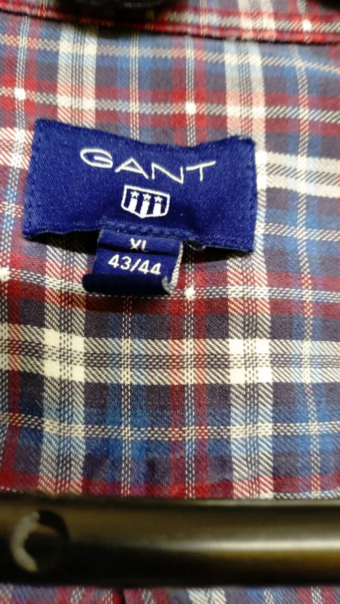 GANT Man's Checked Shirt. XL. - Image 3