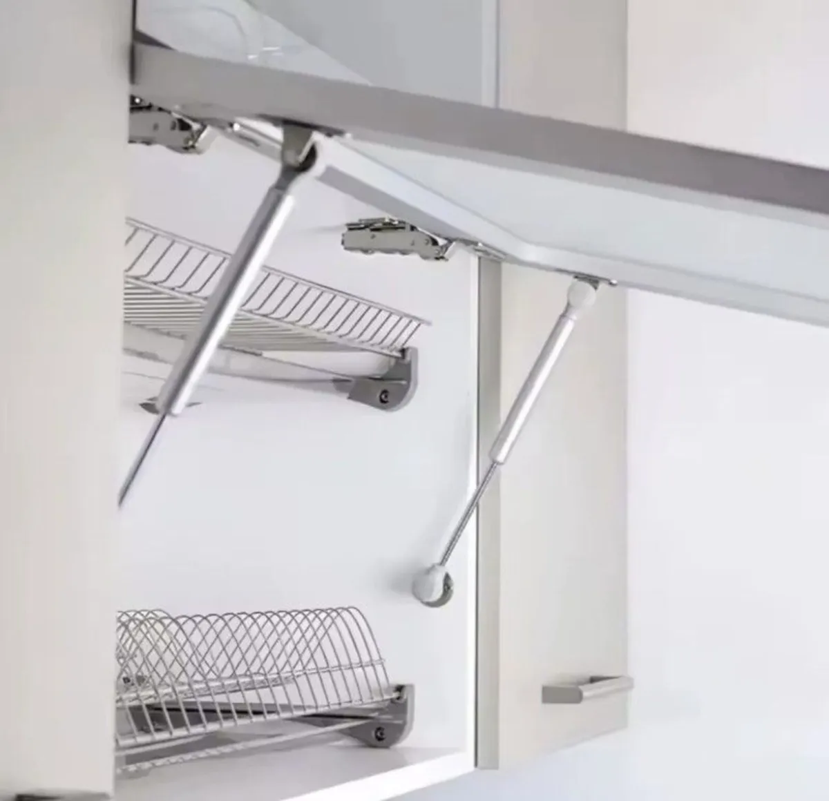 Gas spring cabinet hinge x 2 - Image 1