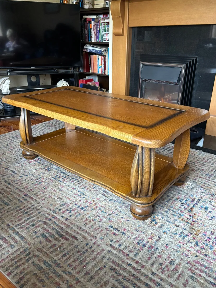 Oak Coffee Table - Image 3