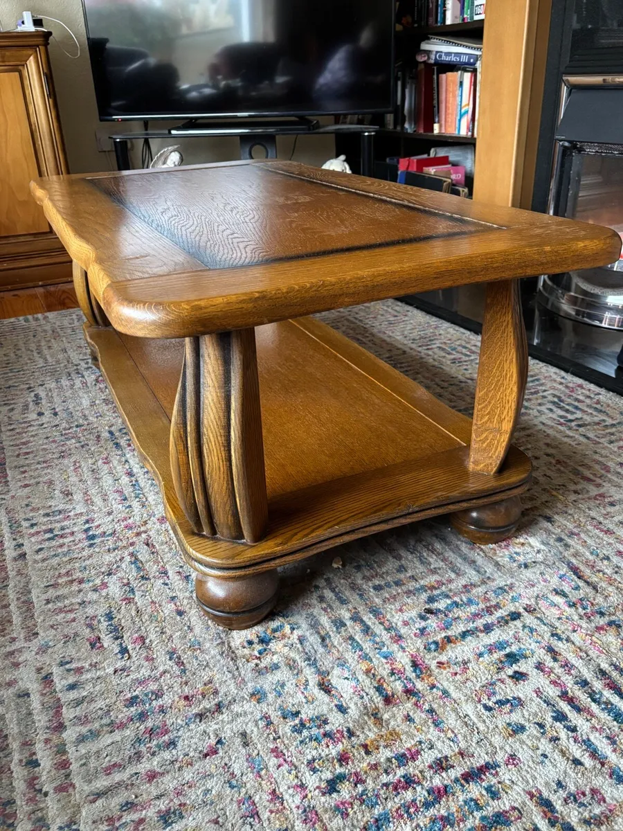 Oak Coffee Table - Image 2