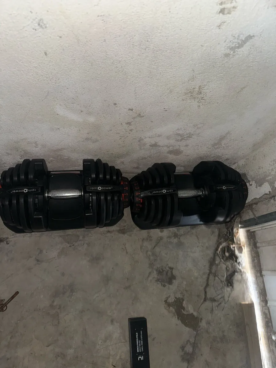 Pair of 40kg adjustable weights (40kg each)