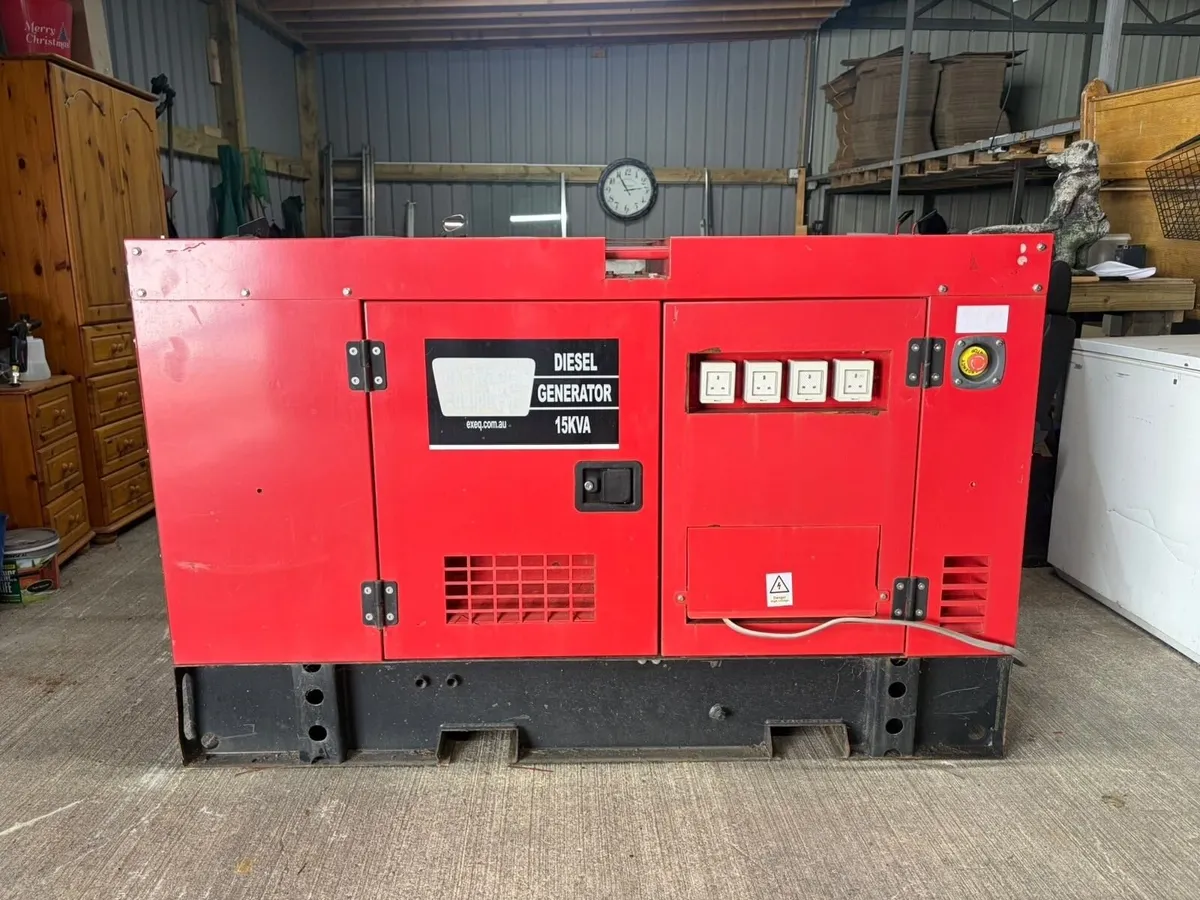 Diesel Generator 15KVA Single Phase - Image 1