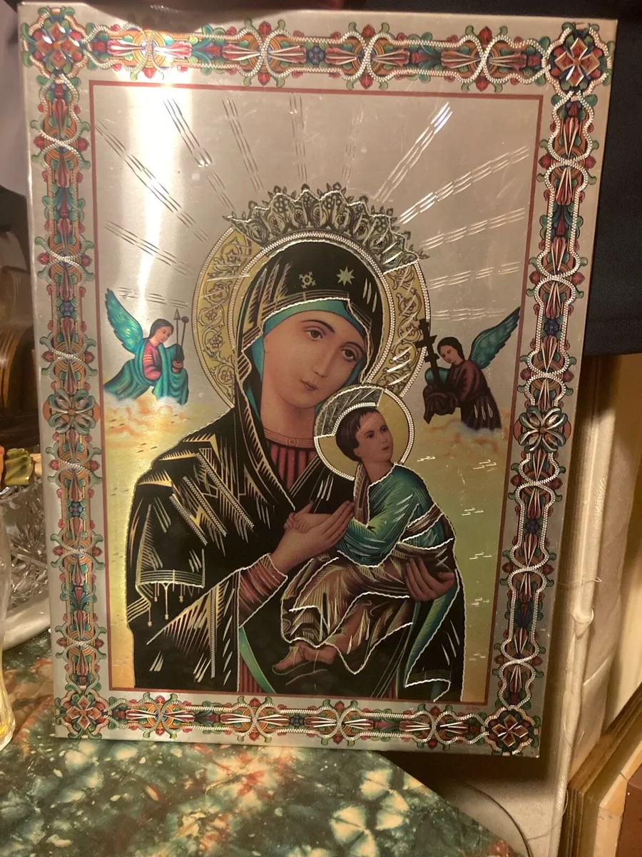 Icon Virgin Mary free postage