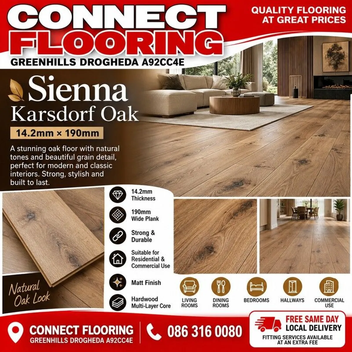 engineered oak floor