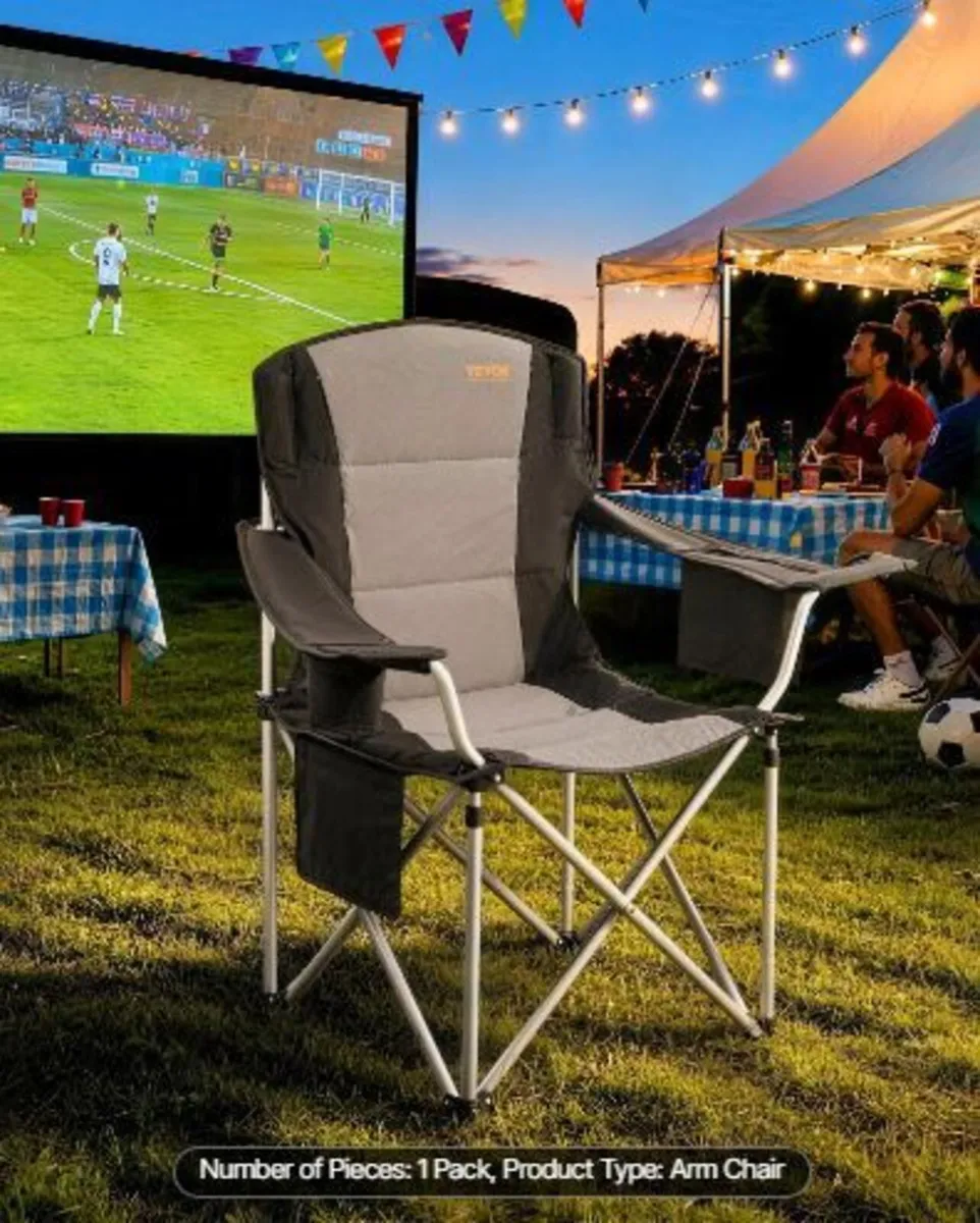 Oversized Camping Chairs, 204 kg Heavy - Image 3