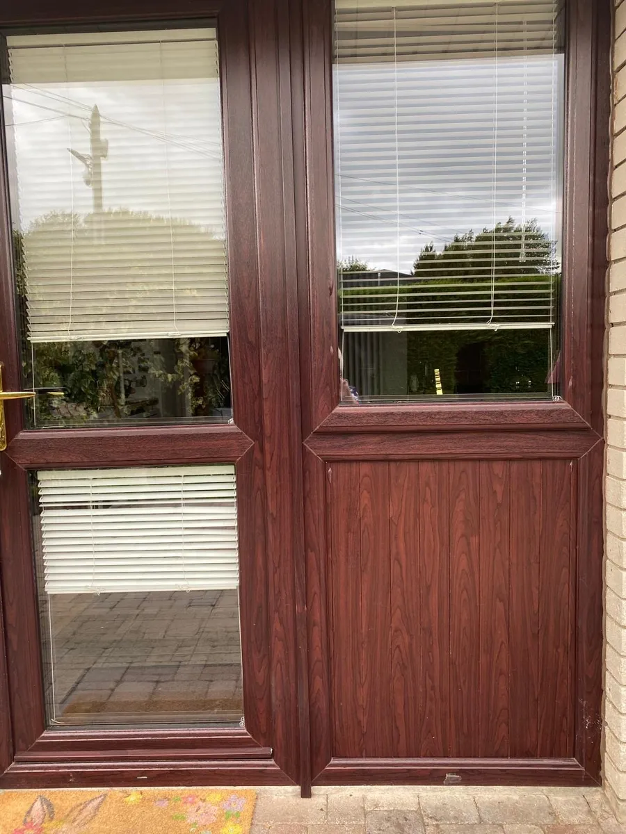 UVPC External Door , Brown - Image 1