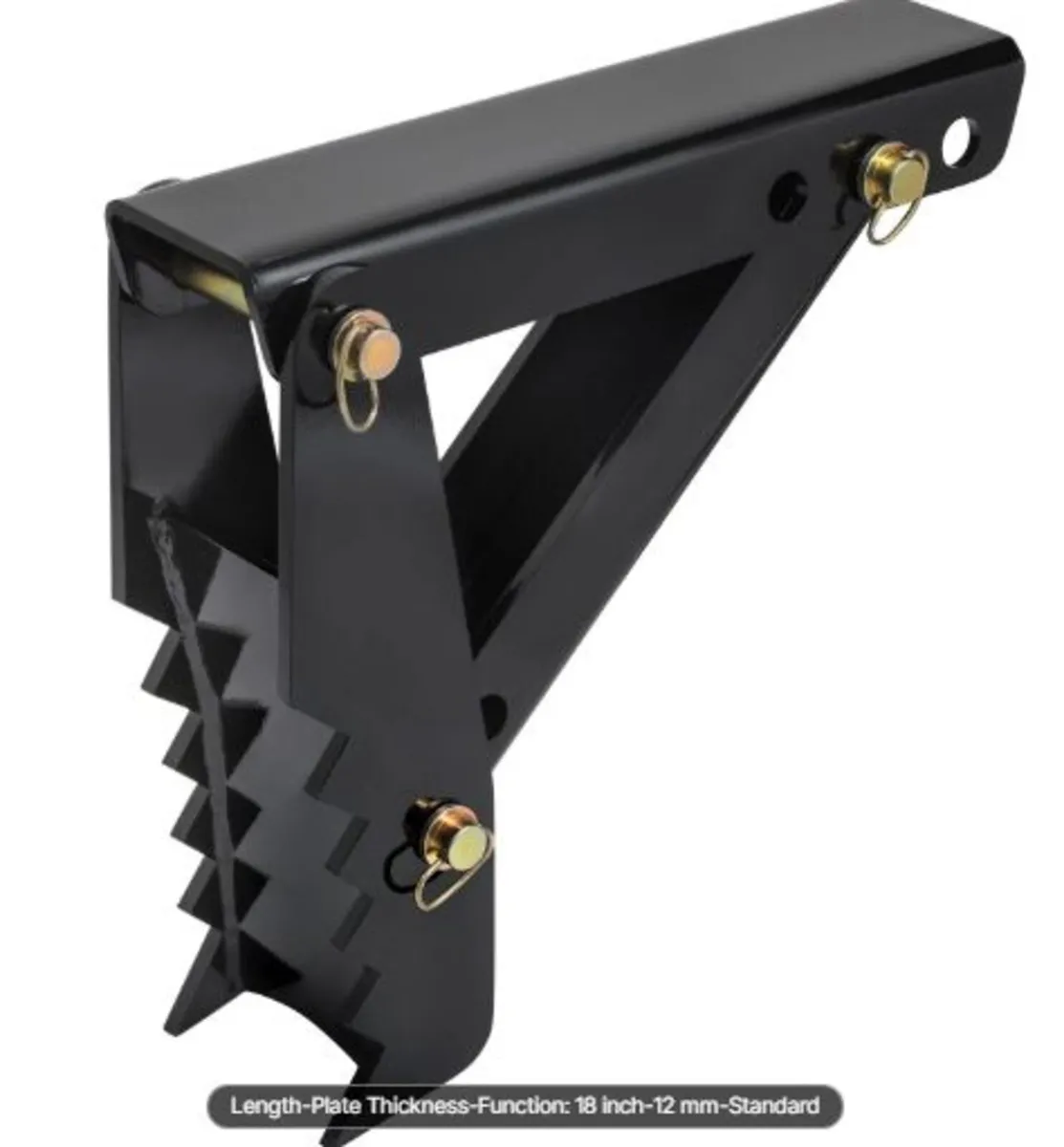 18" Backhoe Thumb, 1/2" Teeth Thickness Heavy - Image 1