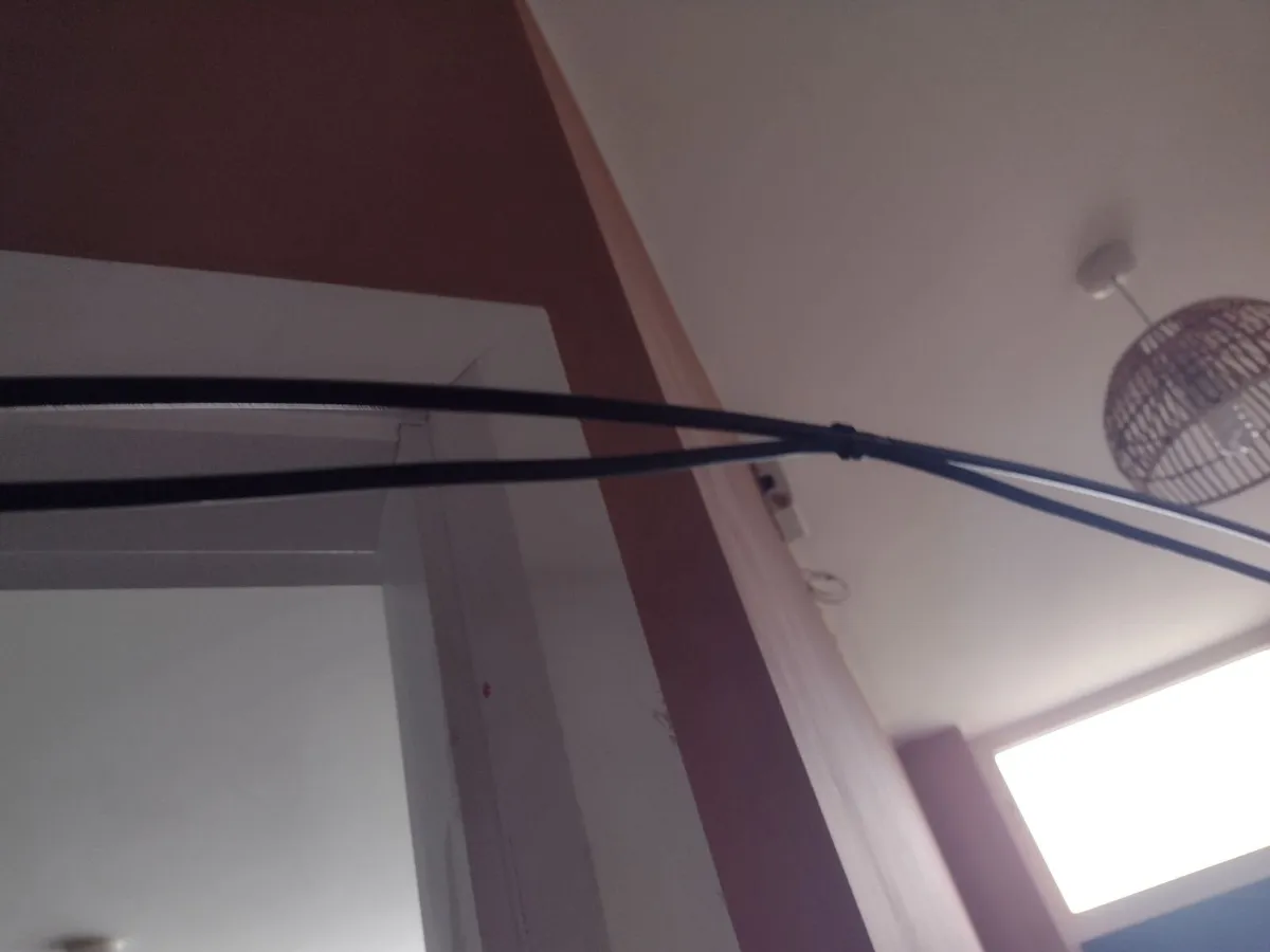 As new tall arched wrought iron floor lamp - Image 4