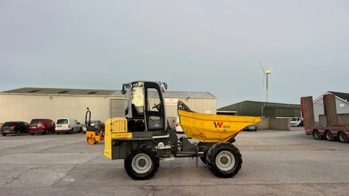 2016 Wacker Neuson DV60 6 Ton Cabbed Swivel Dumper - Image 3
